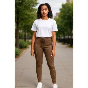 (A-36) leggings Year‎ of ours womens size M beidge color stretch